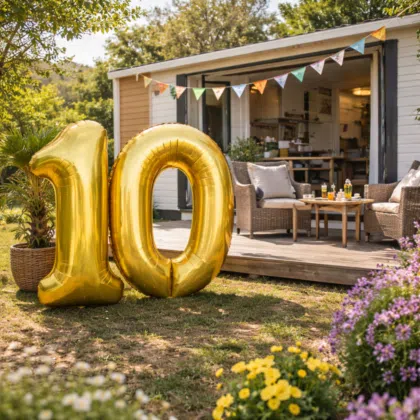 10 avantages à devenir propriétaire d’un mobil-home 2 Anniversaire ensoleille a la maison mobile