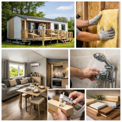 Maison mobile moderne et artisanat