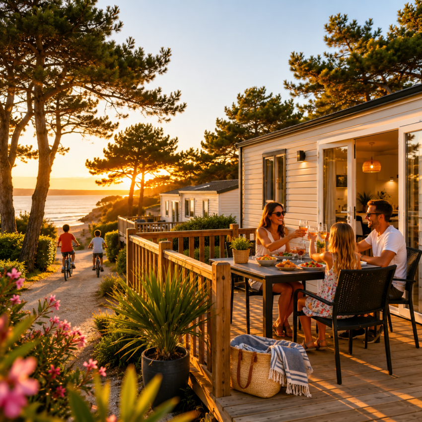 Une journée type dans la peau d&rsquo;un propriétaire de mobil-home en Vendée