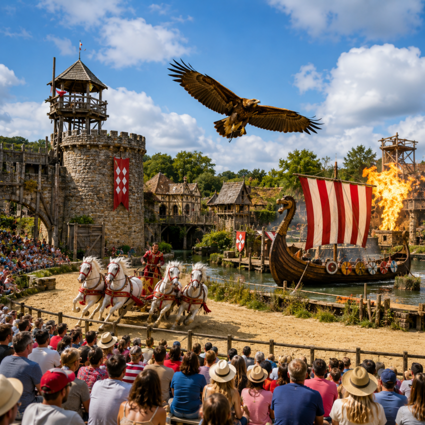 Le Puy du Fou : une journée incontournable pendant votre séjour en Vendée